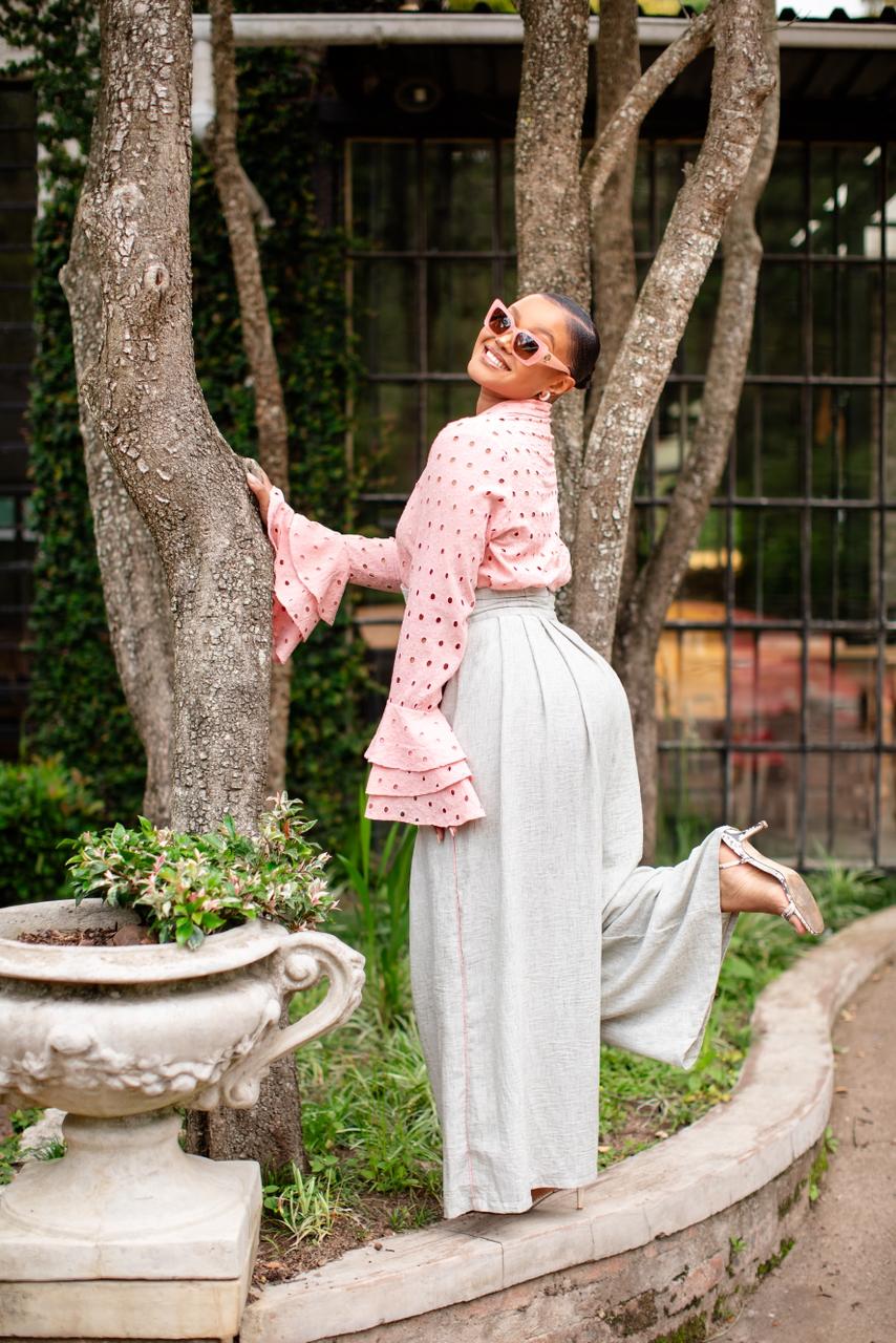 Pale Sage Pallazzo Pants